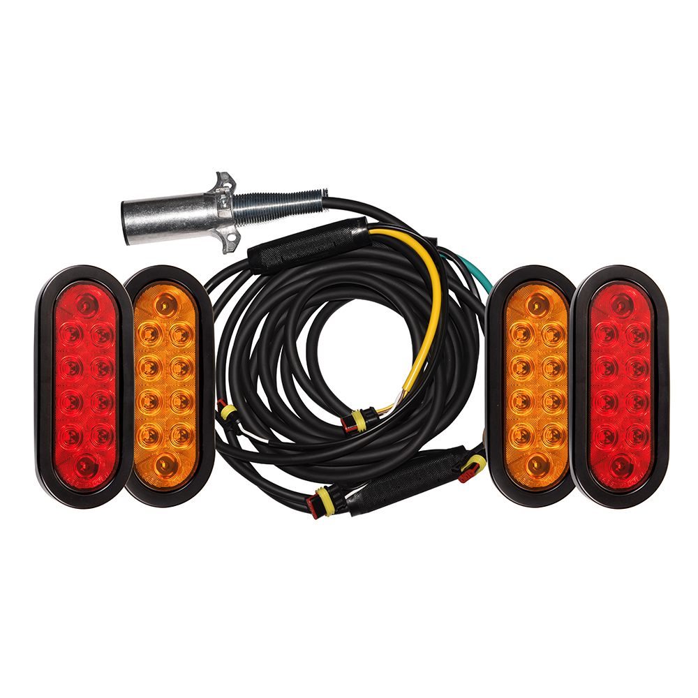 Wire Harness Assembly Kit With LED Lights for Trailer & Truck Beds