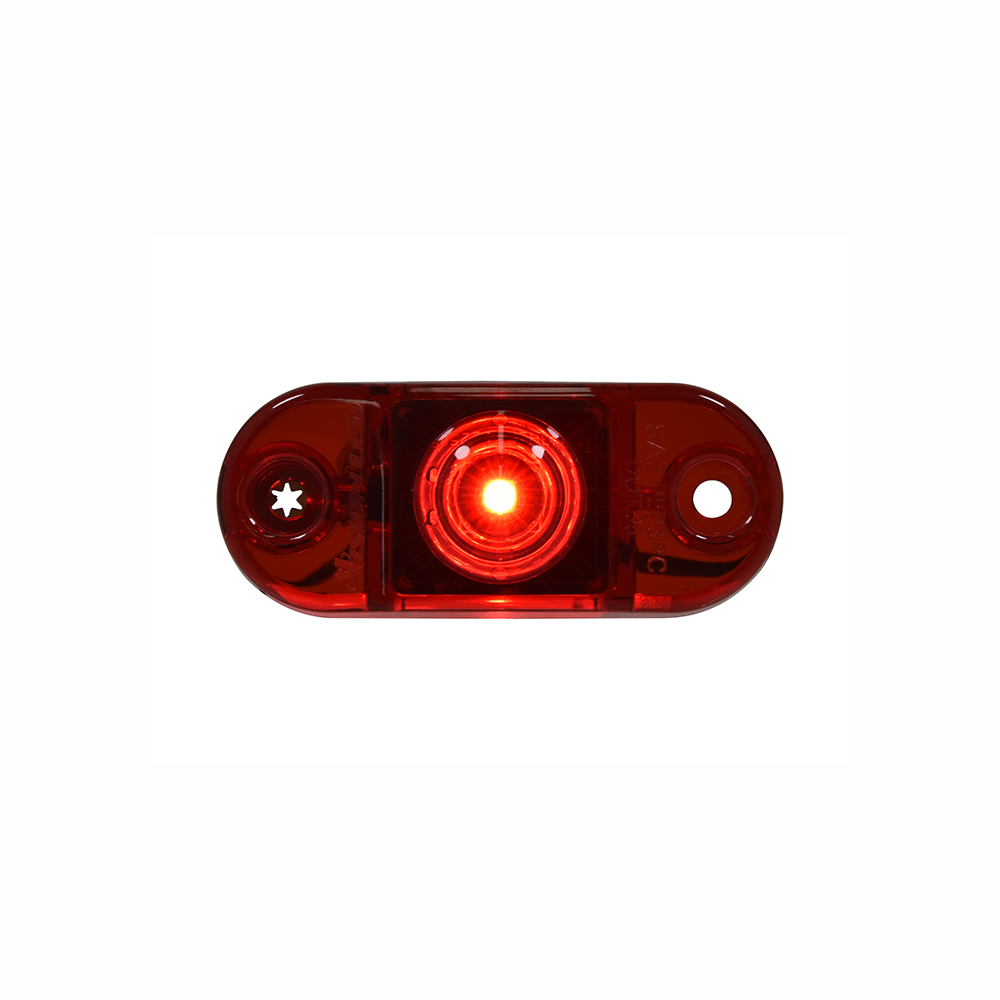 2.6”x1.1” (65x27mm) Single LED Marker & Clearance Light