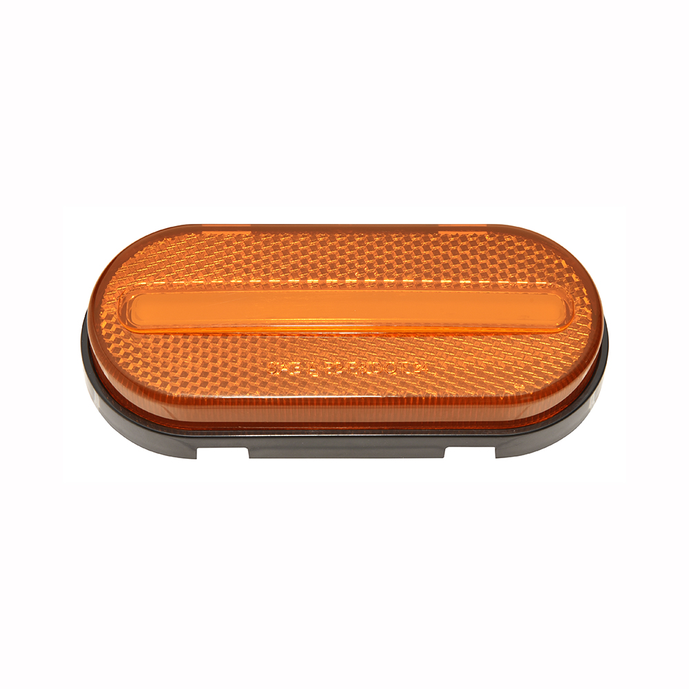 4.5”x2” Oval Neon Glow LED Marker and Clearance with Reflex