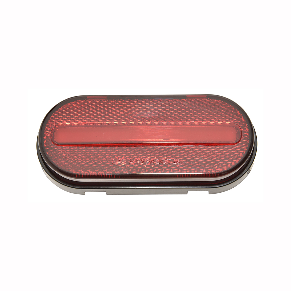 4.5”x2” Oval Neon Glow LED Marker and Clearance with Reflex