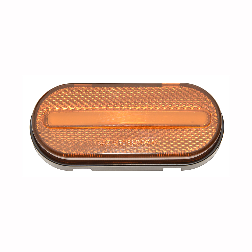 4.5”x2” Oval Neon Glow LED Marker and Clearance with Reflex
