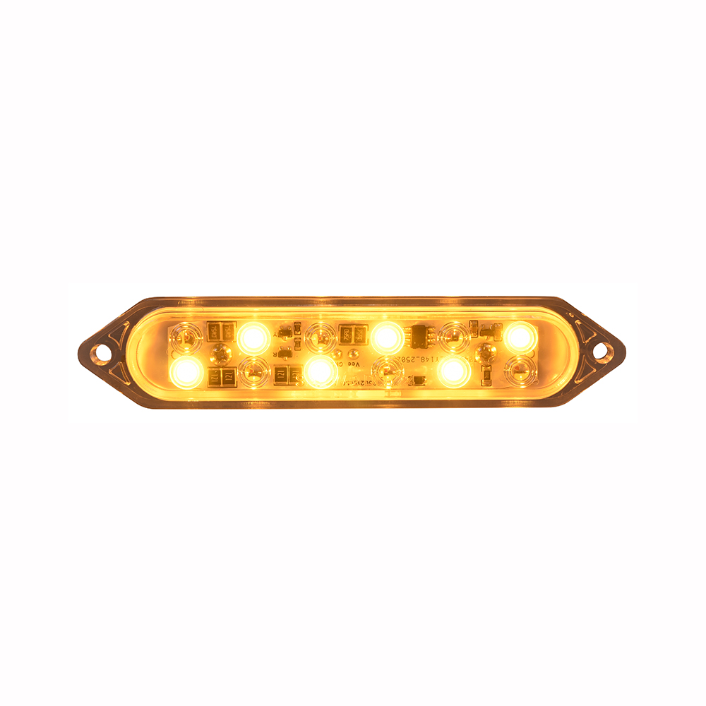 4.9” (125mm) Rectangular LED Emergency Strobing Light