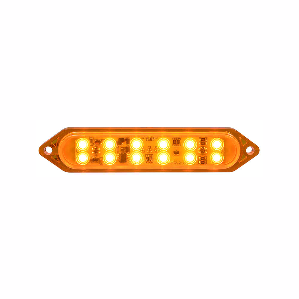 4.9” (125mm) Rectangular LED Emergency Strobing Light